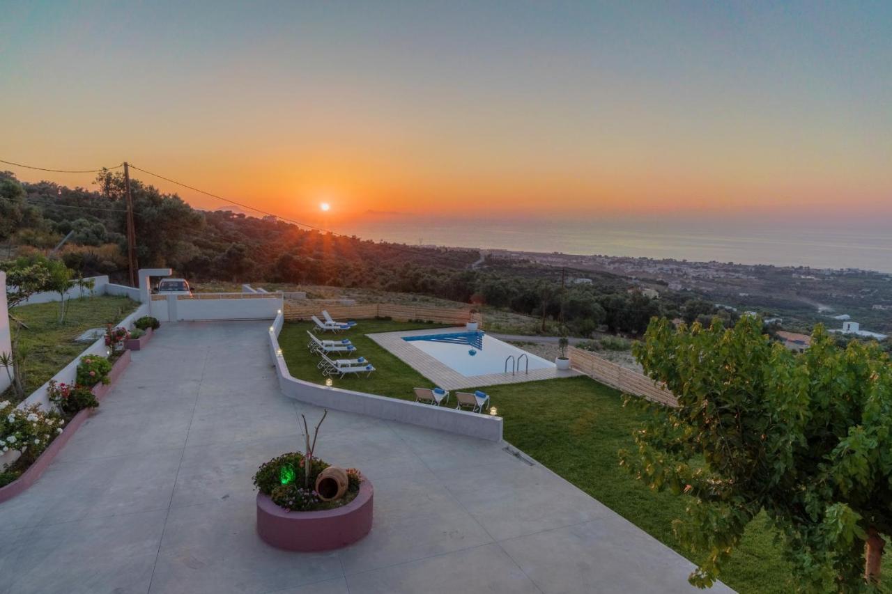 Alkistis Villa With Amazing Sea View Maroulás Esterno foto