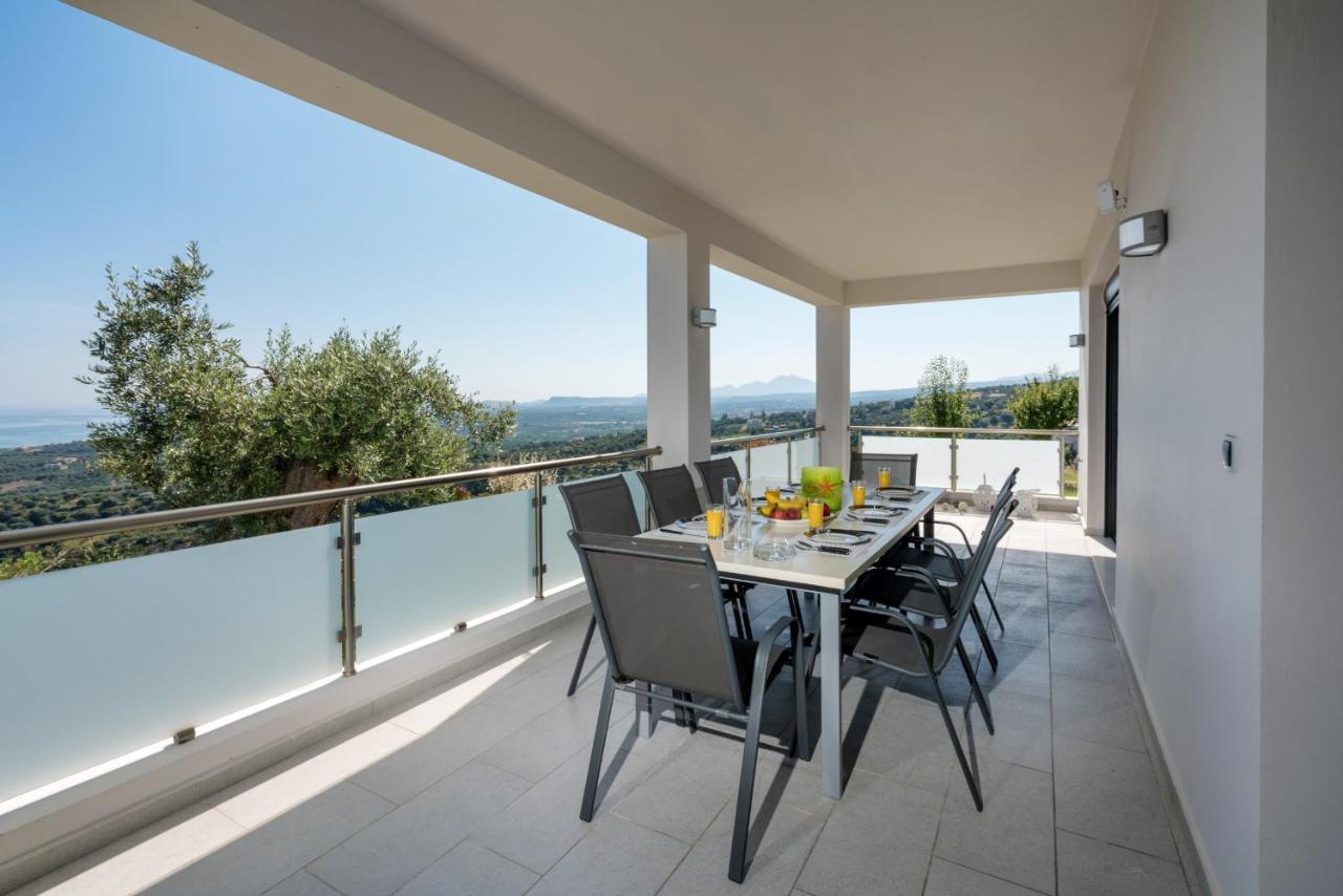 Alkistis Villa With Amazing Sea View Maroulás Esterno foto