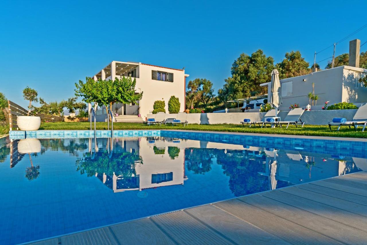 Alkistis Villa With Amazing Sea View Maroulás Esterno foto