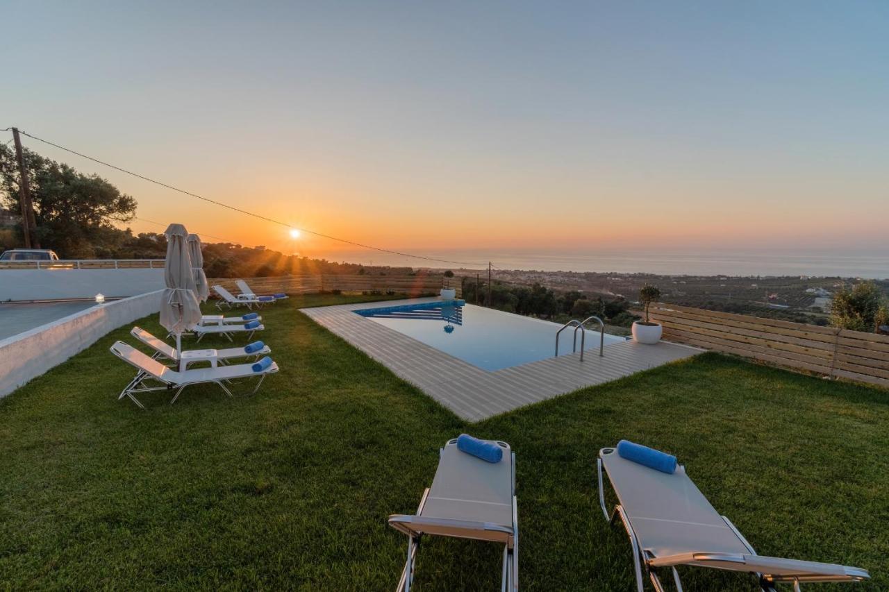 Alkistis Villa With Amazing Sea View Maroulás Esterno foto