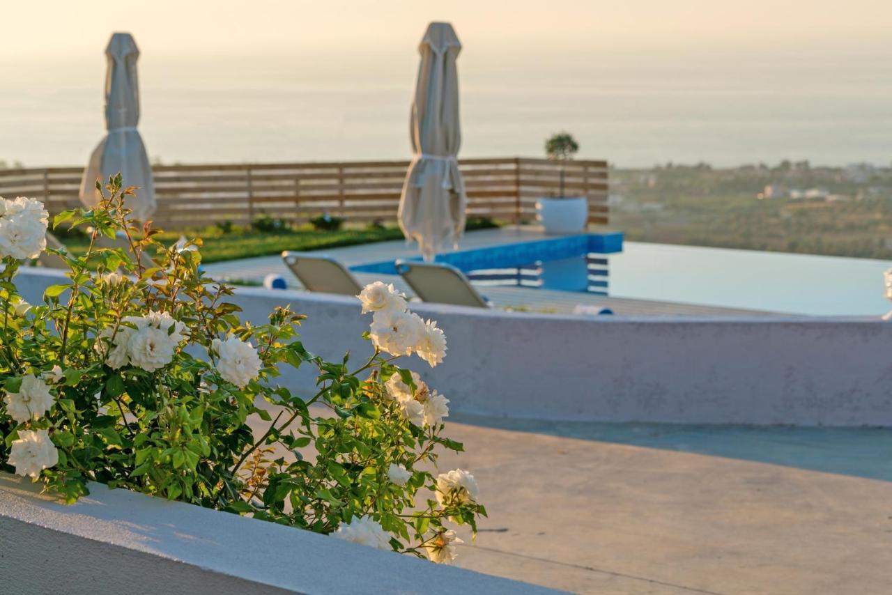 Alkistis Villa With Amazing Sea View Maroulás Esterno foto