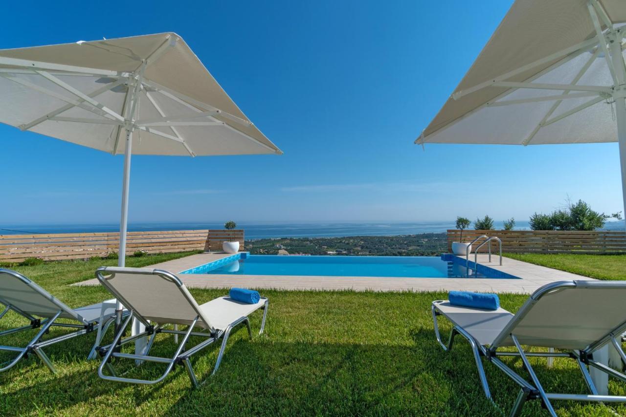 Alkistis Villa With Amazing Sea View Maroulás Esterno foto