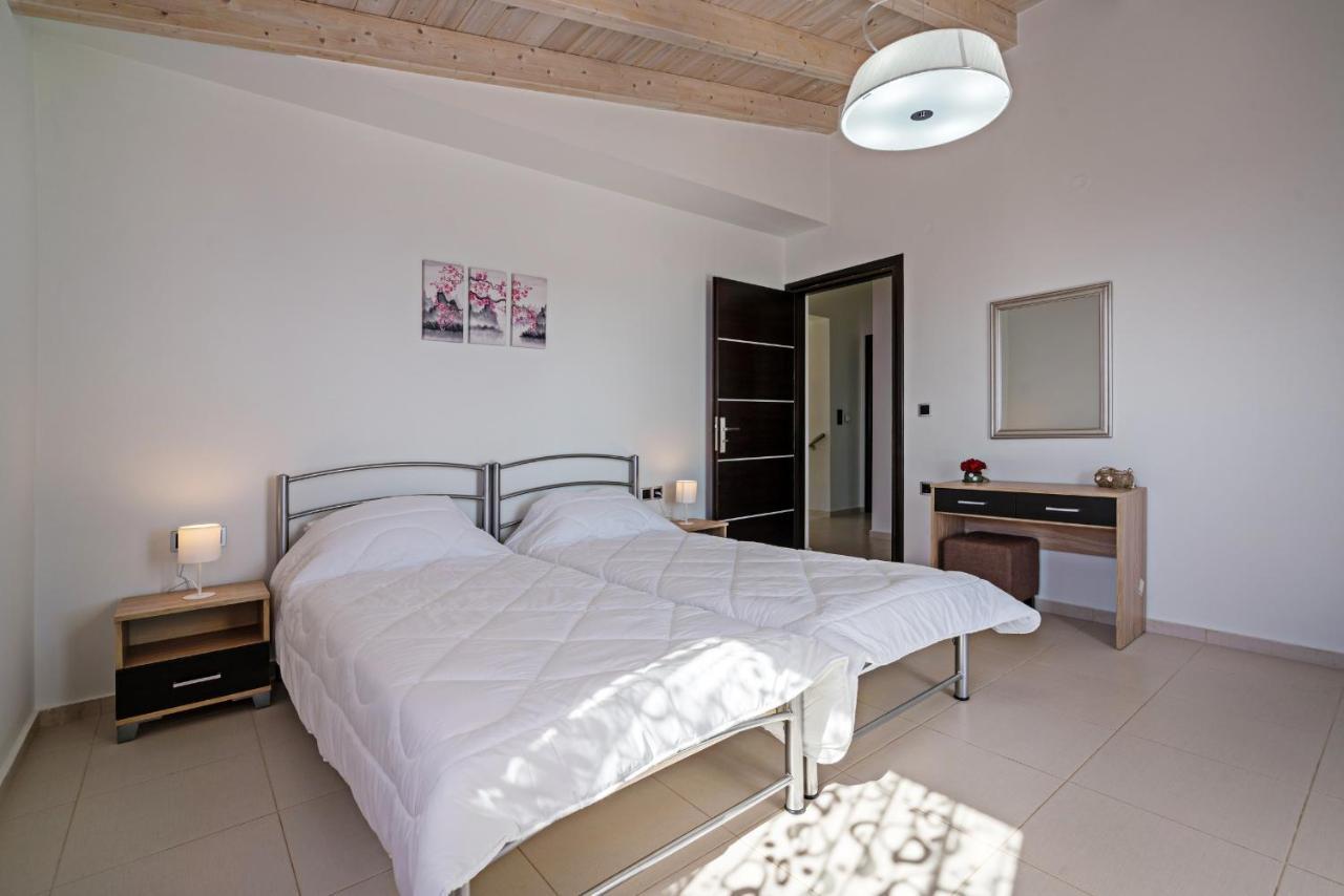 Alkistis Villa With Amazing Sea View Maroulás Esterno foto