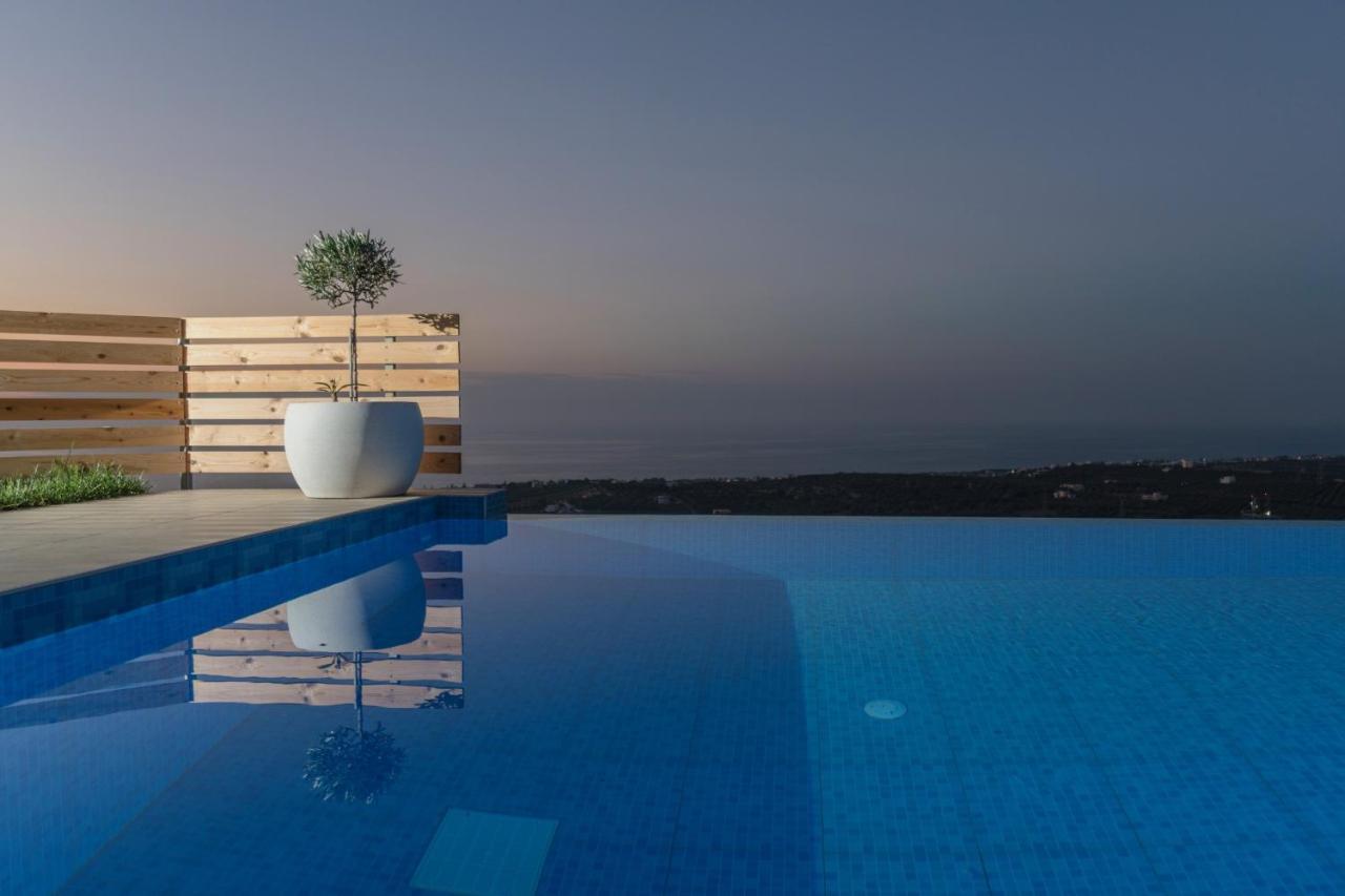Alkistis Villa With Amazing Sea View Maroulás Esterno foto