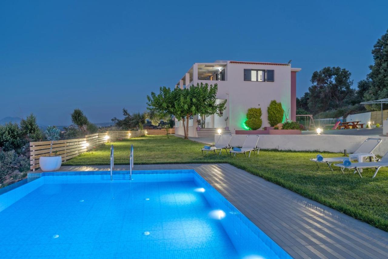Alkistis Villa With Amazing Sea View Maroulás Esterno foto