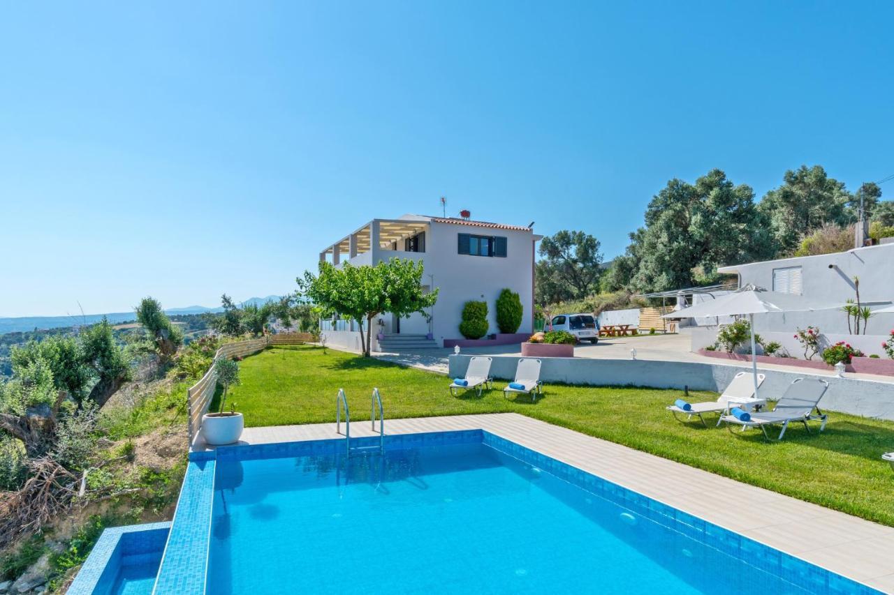 Alkistis Villa With Amazing Sea View Maroulás Esterno foto